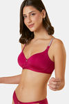 Triumph Padded Non Wired Full Coverage T-Shirt Bra - Raspberry Juice — thumbnail 2